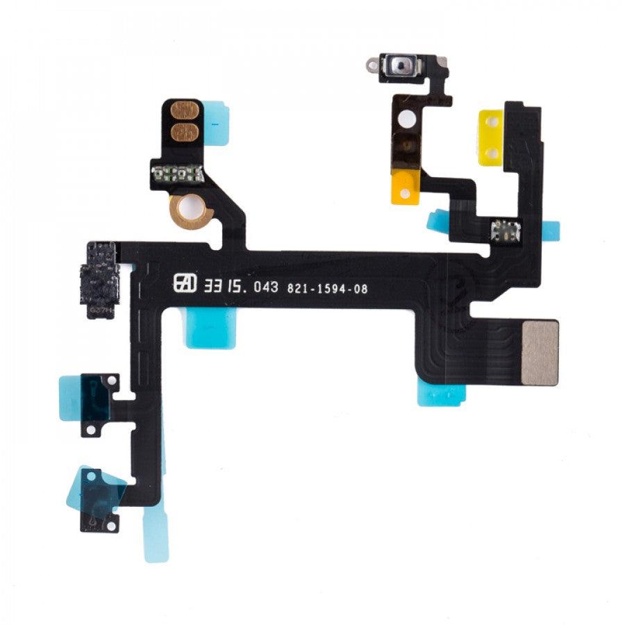 Power Volume Flex Cable with Mounting Brackets for Apple iPhone 5S - EGFix