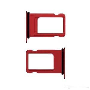 Sim Card Holder Tray for Apple iPhone 8 Red - EGFix