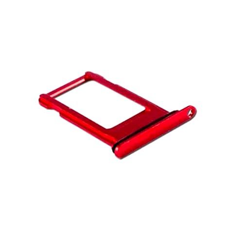 Sim Card Holder Tray for Apple iPhone SE 2020 Red - EGFix