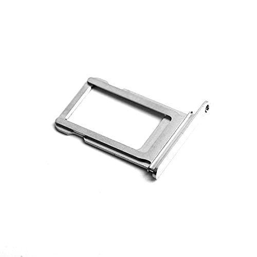 Sim Card Holder Tray for Apple iPhone XS Silver - EGFix