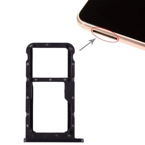 Sim Card Holder Tray for Huawei Nova 3E Black - EGFix