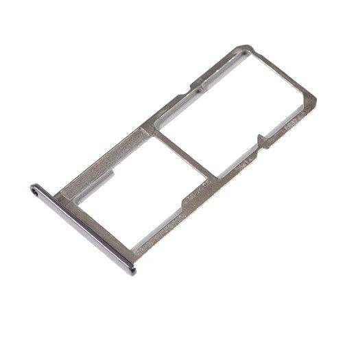 Sim Card Holder Tray for Motorola Moto E5 Plus Silver - EGFix