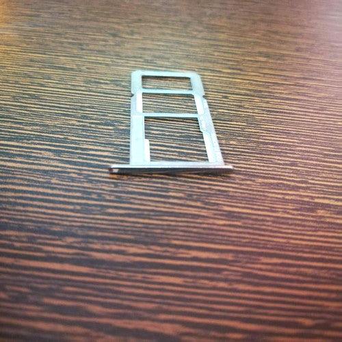 Sim Card Holder Tray for Motorola Moto E5 Silver - EGFix