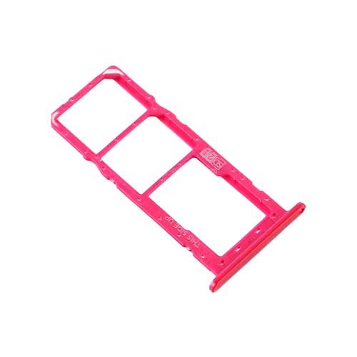 Sim Card Holder Tray for Motorola Moto E6S Red - EGFix