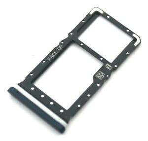 Sim Card Holder Tray for Motorola Moto E7 Plus Black - EGFix