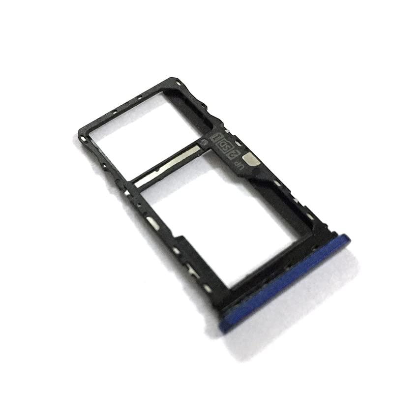 Sim Card Holder Tray for Motorola Moto E7 Plus Blue - EGFix
