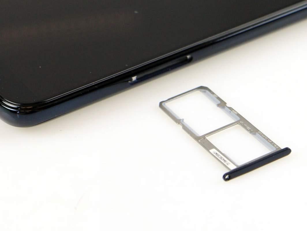 Sim Card Holder Tray for Motorola Moto G6 Play Blue - EGFix