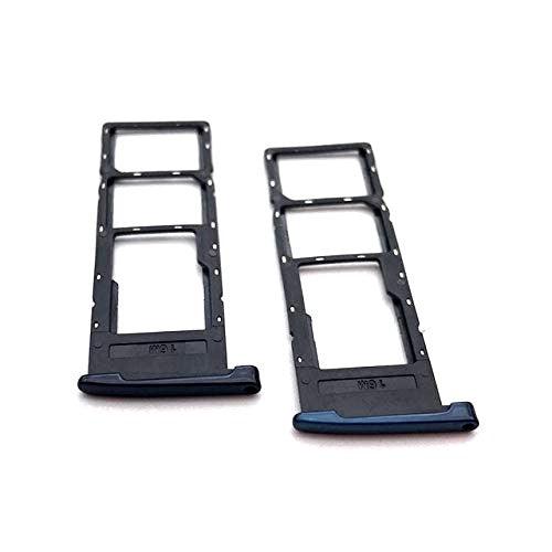 Sim Card Holder Tray for Motorola Moto G6 Plus Dark Blue - EGFix
