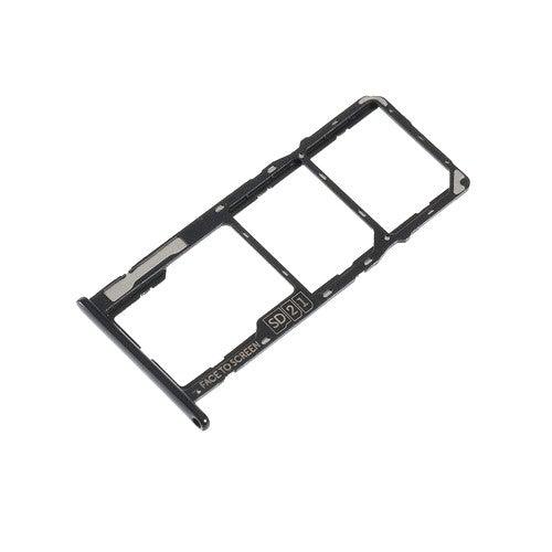 Sim Card Holder Tray for Motorola Moto G7 Power Black - EGFix