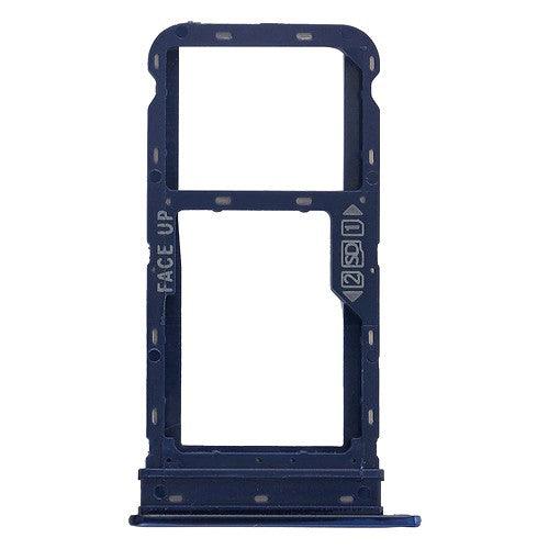 Sim Card Holder Tray for Motorola Moto G8 Blue - EGFix