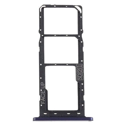 Sim Card Holder Tray for Motorola Moto G8 Power Lite Black - EGFix