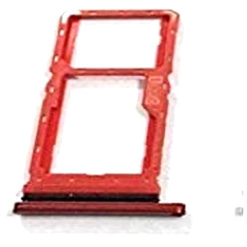 Sim Card Holder Tray for Motorola Moto G8 Power Red - EGFix