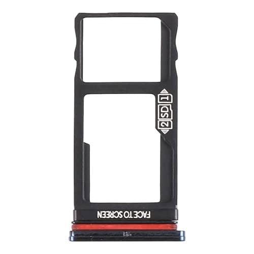 Sim Card Holder Tray for Motorola One Vision Black - EGFix