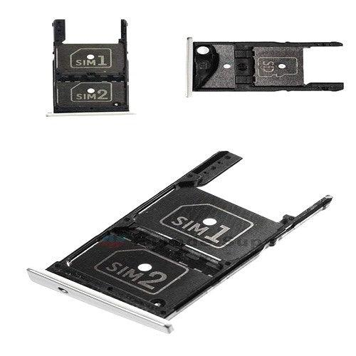 Sim Card Holder Tray for Motorola Moto X Play Silver - EGFix