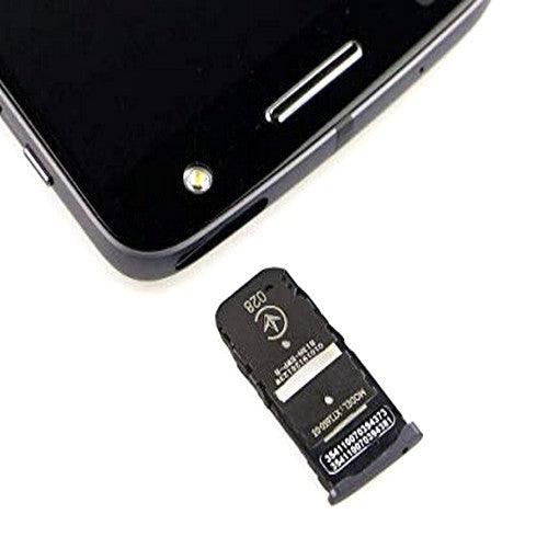 Sim Card Holder Tray for Motorola Moto Z Play Black - EGFix