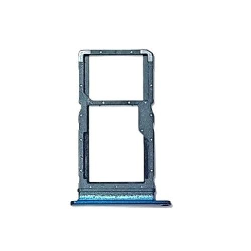Sim Card Holder Tray for Motorola One Fusion Plus Blue - EGFix