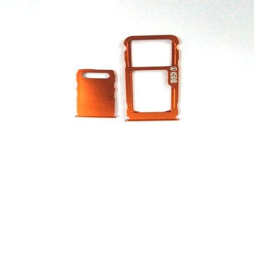 Sim Card Holder Tray for Nokia 3.1 Plus Copper - EGFix