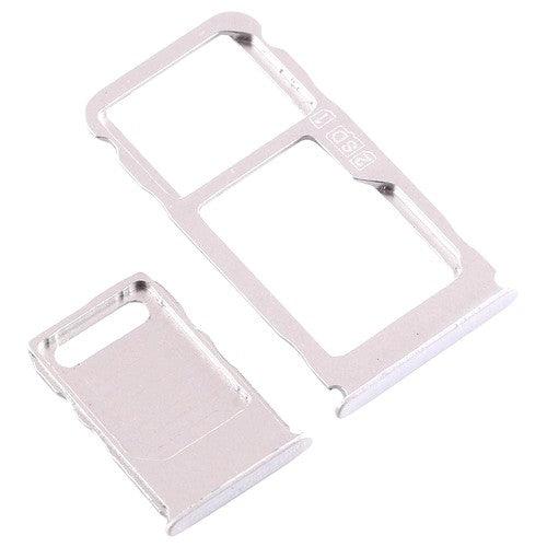 Sim Card Holder Tray for Nokia 3.1 Plus Silver - EGFix