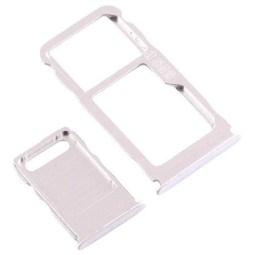 Sim Card Holder Tray for Nokia 3.1 Plus Silver - EGFix