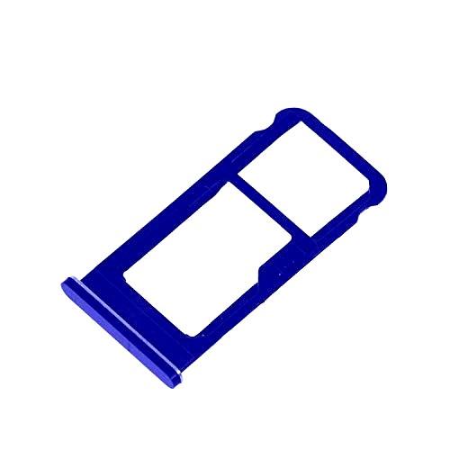 Sim Card Holder Tray for Nokia 5.1 Plus Blue - EGFix