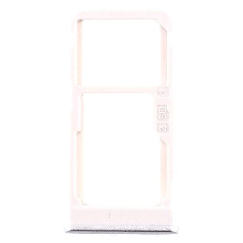 Sim Card Holder Tray for Nokia 5.1 Plus Silver - EGFix