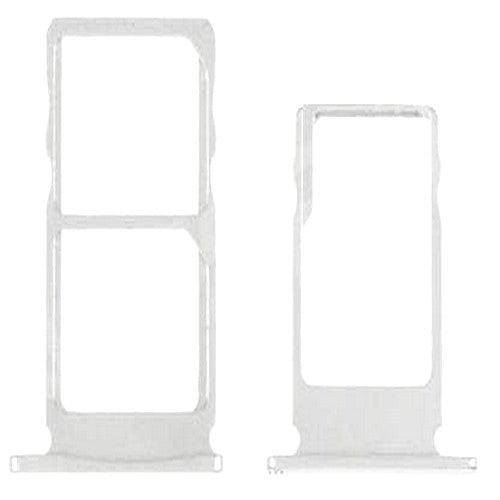 Sim Card Holder Tray for Nokia 5.1 Silver - EGFix