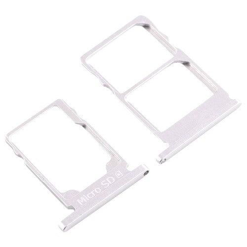 Sim Card Holder Tray for Nokia 5.1 Silver - EGFix