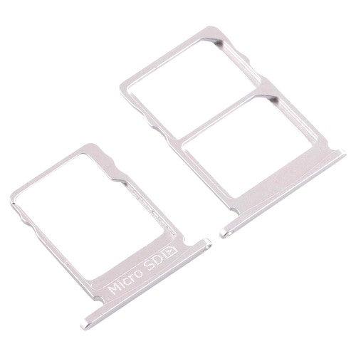 Sim Card Holder Tray for Nokia 5 Silver - EGFix
