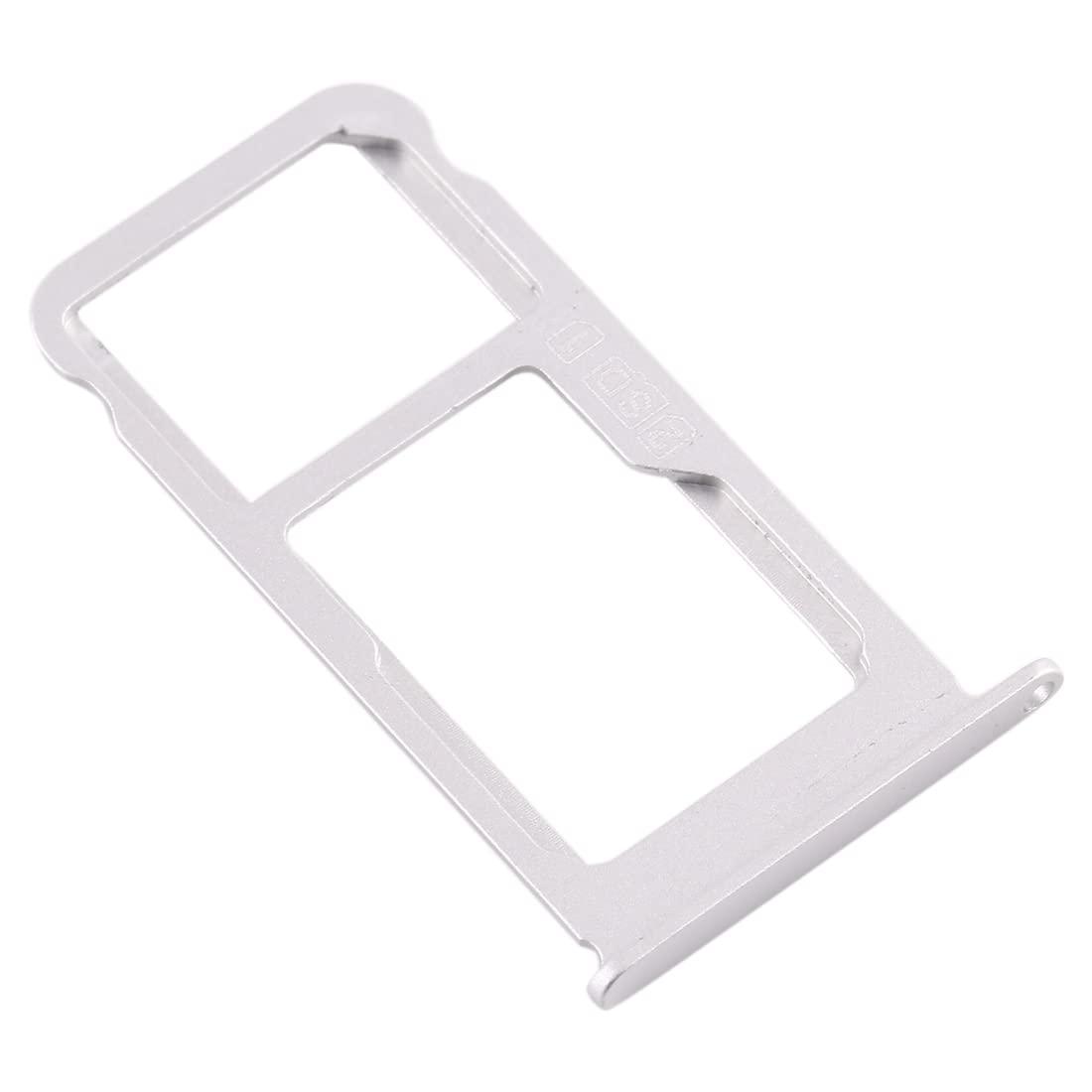 Sim Card Holder Tray for Nokia 6.1 Plus Silver - EGFix