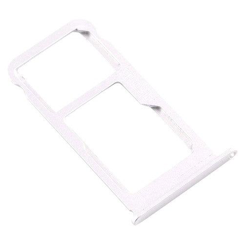 Sim Card Holder Tray for Nokia 6.1 Plus Silver - EGFix