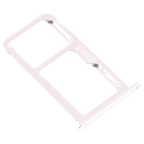 Sim Card Holder Tray for Nokia 7.1 Silver - EGFix