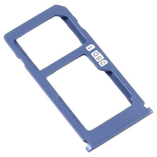 Sim Card Holder Tray for Nokia 8 Blue - EGFix
