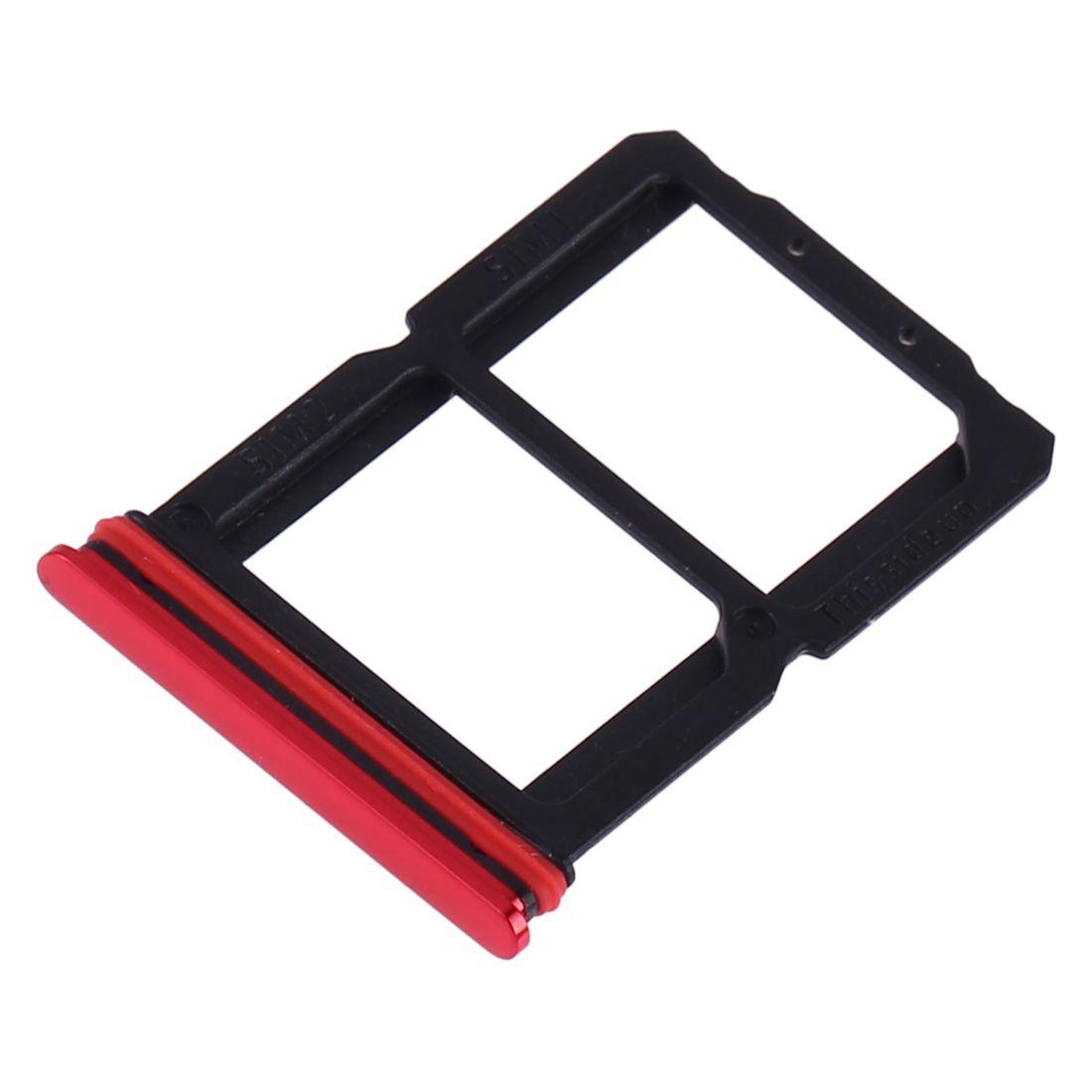 Sim Card Holder Tray for Oneplus 7 Red - EGFix