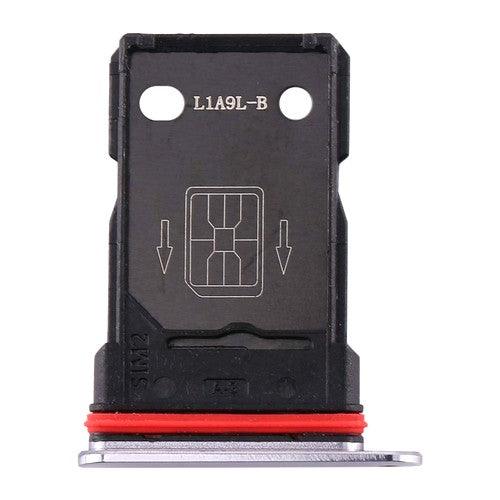 Sim Card Holder Tray for Oneplus 7T Silver - EGFix