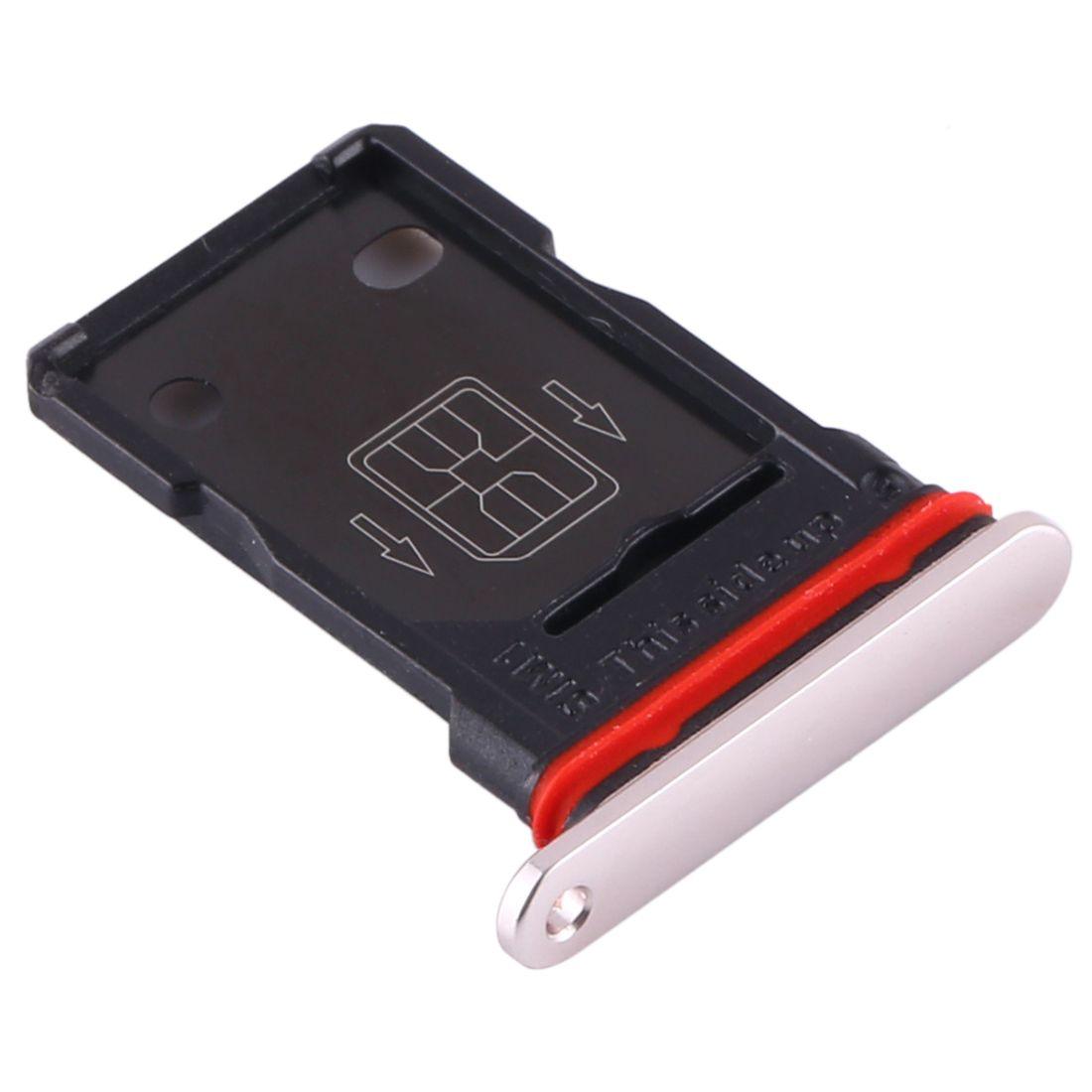 Sim Card Holder Tray for Oneplus 8 Silver - EGFix