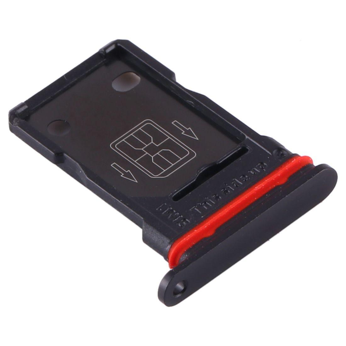 Sim Card Holder Tray for Oneplus 8 Black - EGFix
