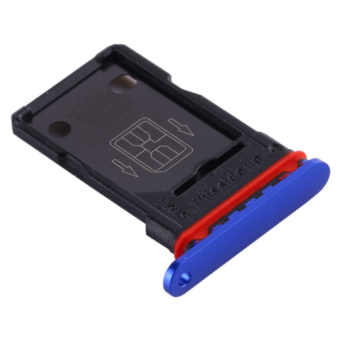 Sim Card Holder Tray for Oneplus 8 Pro Blue - EGFix