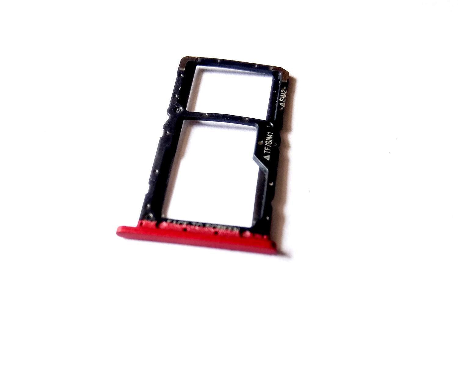 Sim Card Holder Tray for Pocophone F1 Red - EGFix