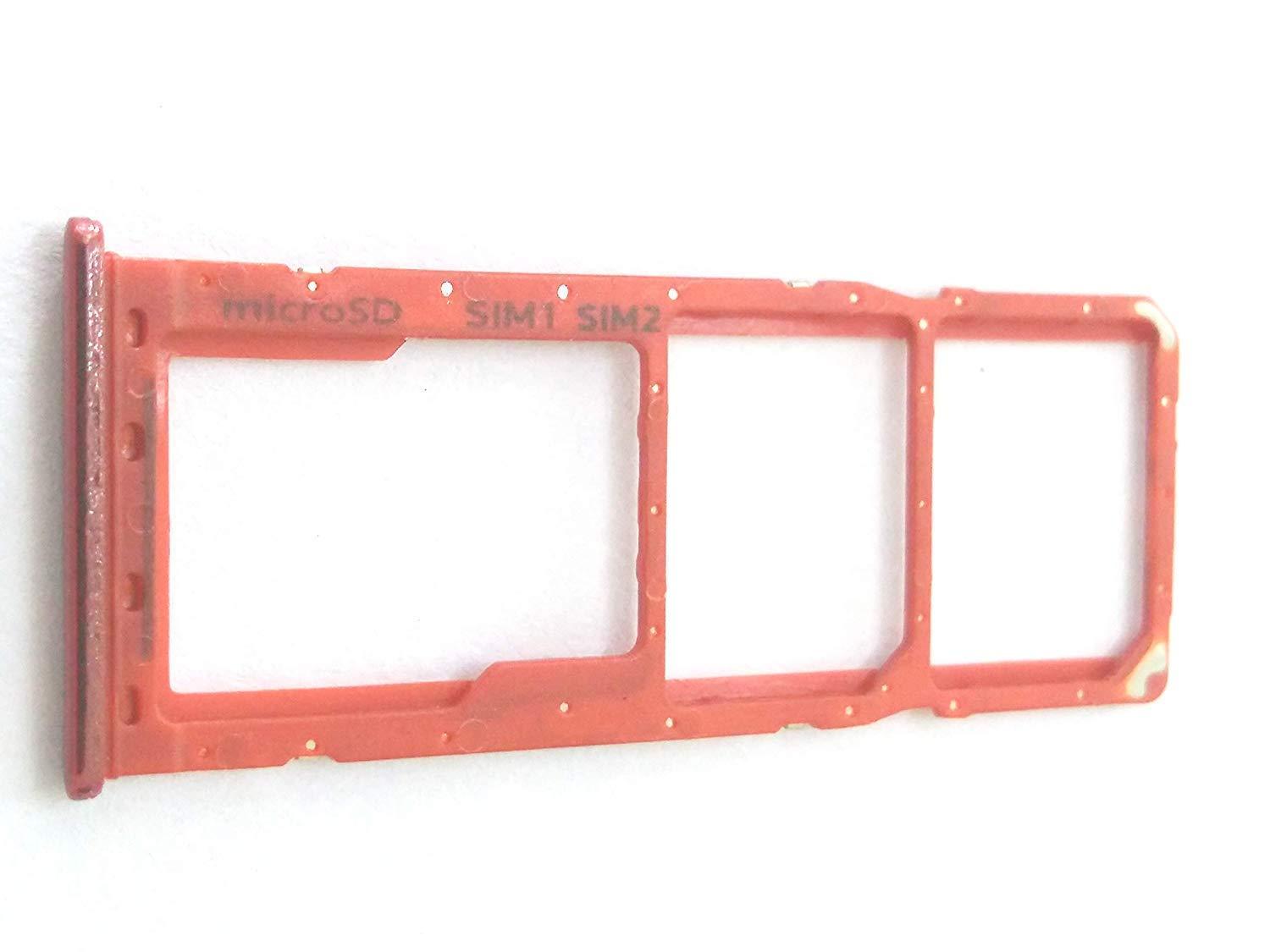 Sim Card Holder Tray for Realme 2 Pro Red - EGFix