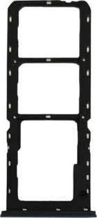 Sim Card Holder Tray for Realme 5 Pro Black - EGFix