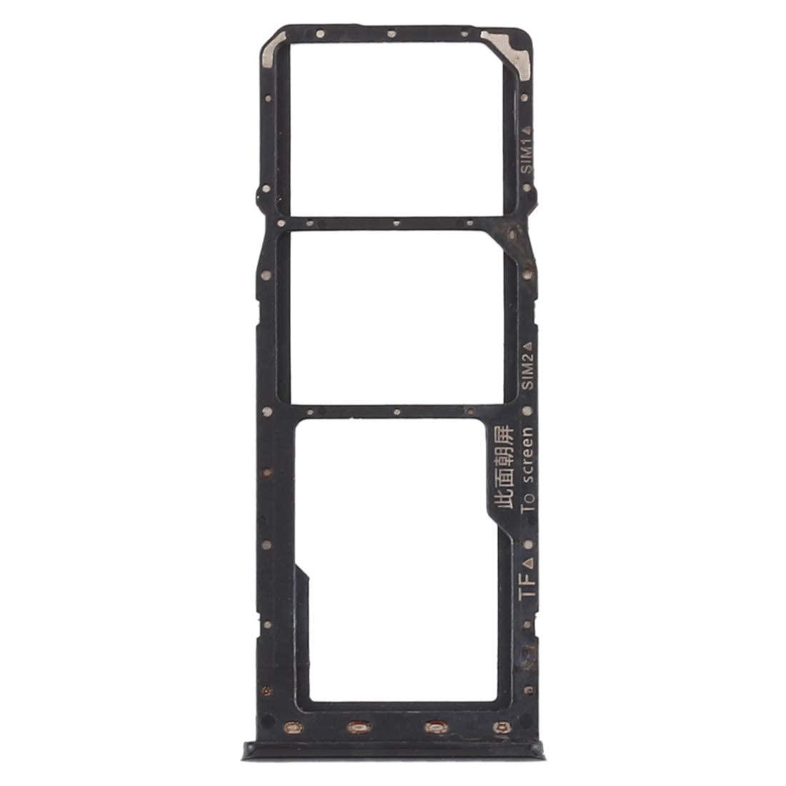 Sim Card Holder Tray for Realme 7i Black - EGFix