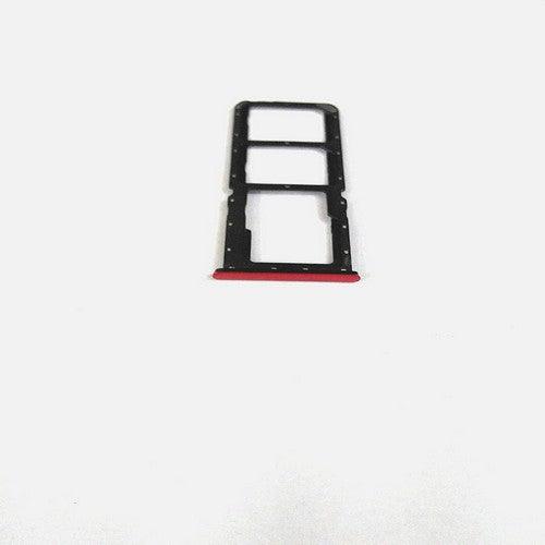 Sim Card Holder Tray for Realme C15 Red - EGFix