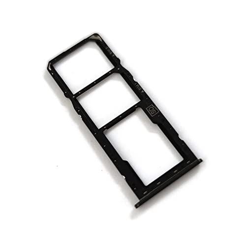 Sim Card Holder Tray for Realme Narzo 30A Black - EGFix