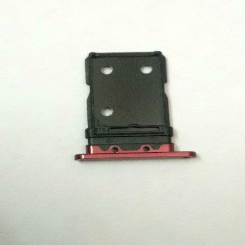 Sim Card Holder Tray for Realme X50 Pro Red - EGFix