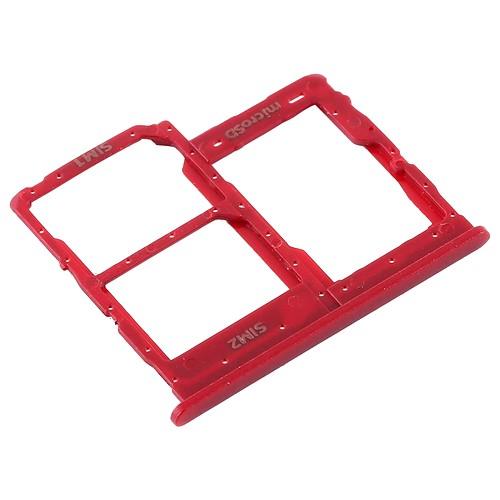Sim Card Holder Tray for Samsung Galaxy A31 Red - EGFix