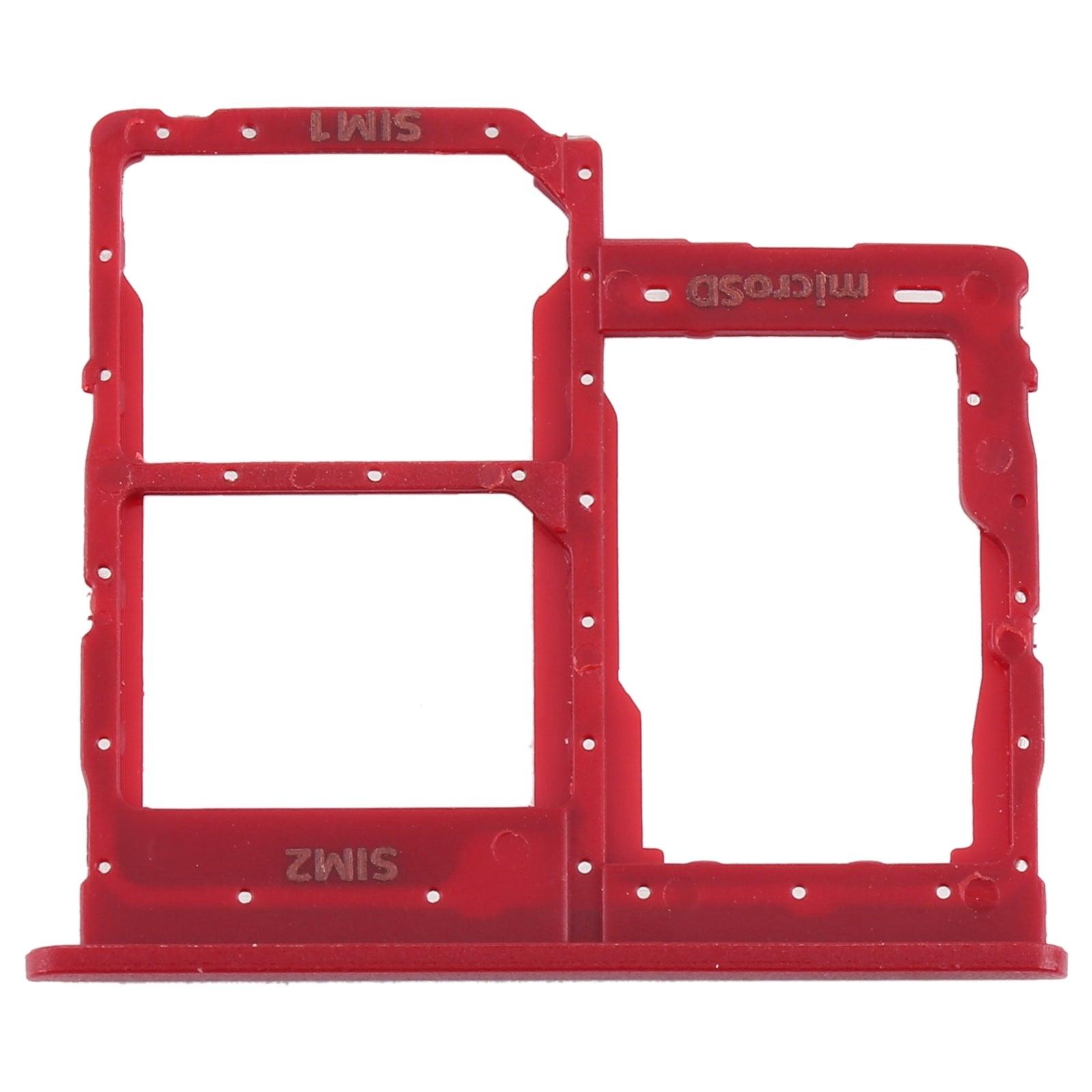 Sim Card Holder Tray for Samsung Galaxy A01 Core Red - EGFix