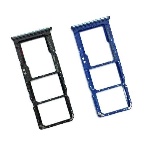 Sim Card Holder Tray for Samsung Galaxy A10 Black - EGFix