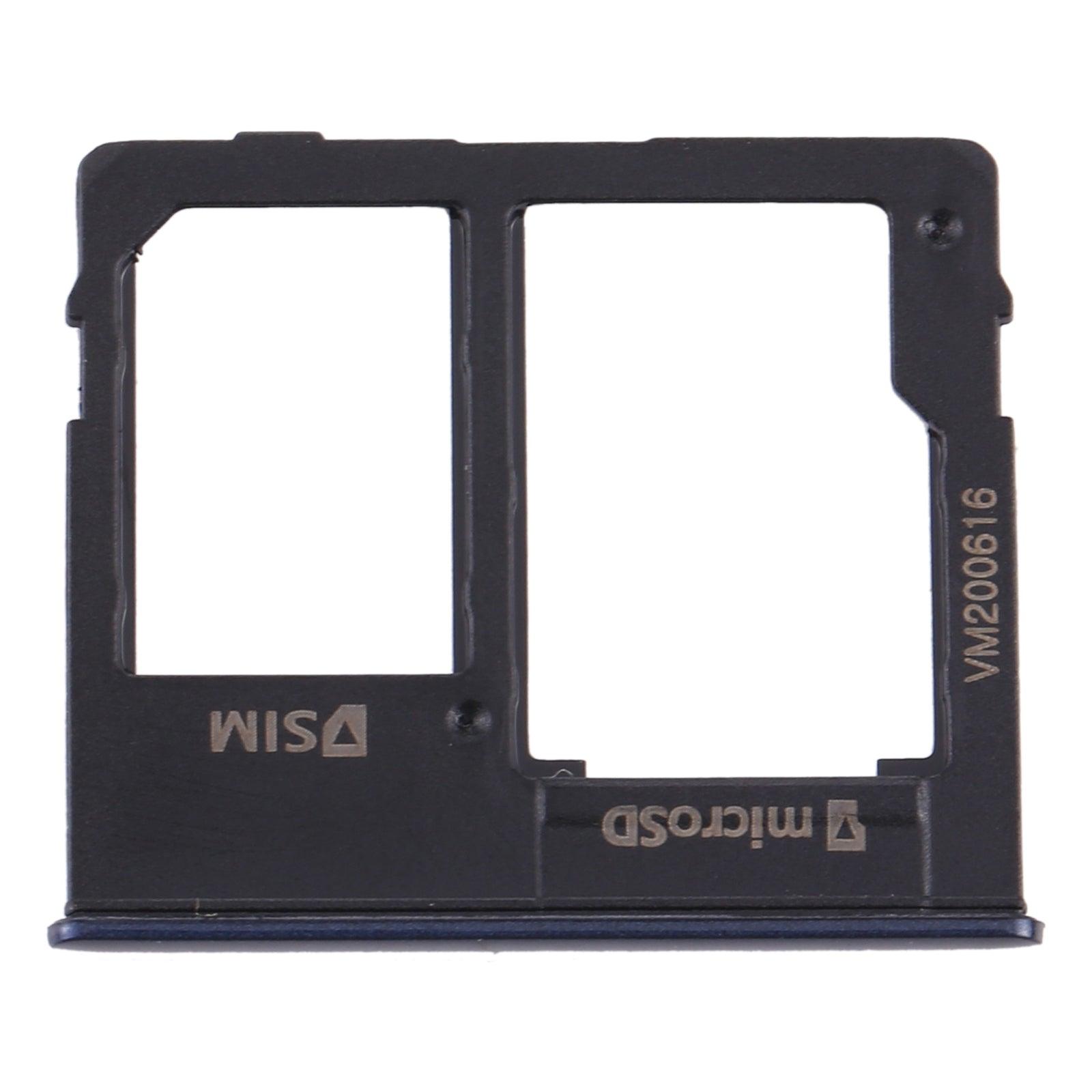 Sim Card Holder Tray for Samsung Galaxy A10E Black - EGFix