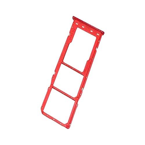 Sim Card Holder Tray for Samsung Galaxy A10S Red - EGFix