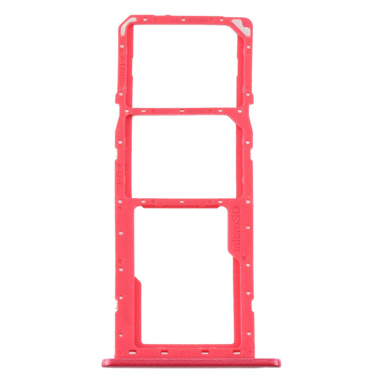 Sim Card Holder Tray for Samsung Galaxy A11 Red - EGFix